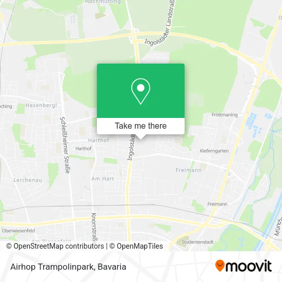 Карта Airhop Trampolinpark