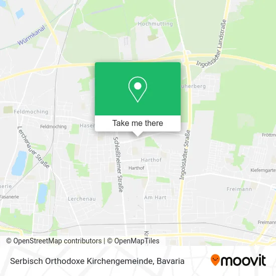 Карта Serbisch Orthodoxe Kirchengemeinde