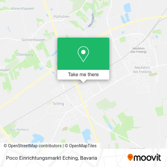 Карта Poco Einrichtungsmarkt Eching