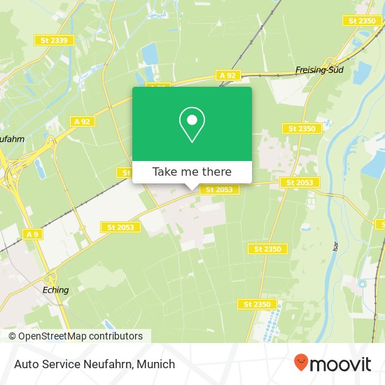 Auto Service Neufahrn map