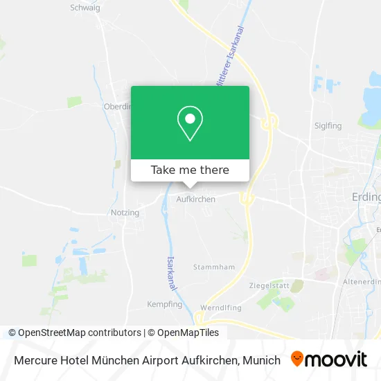 Карта Mercure Hotel München Airport Aufkirchen