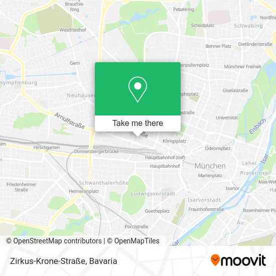 Карта Zirkus-Krone-Straße