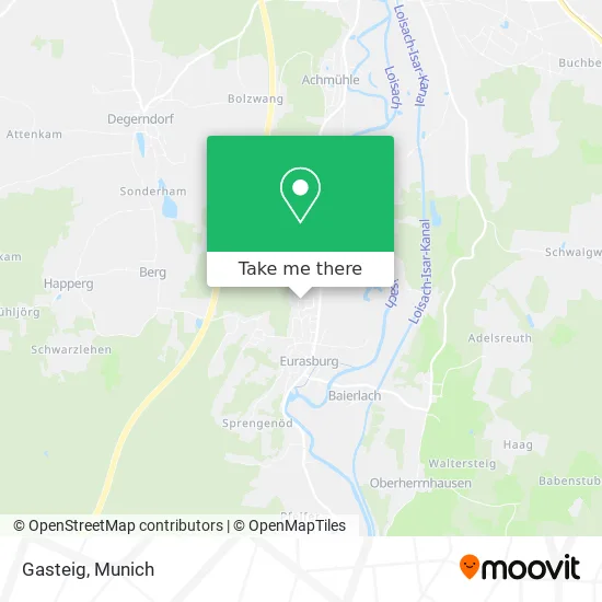 Карта Gasteig