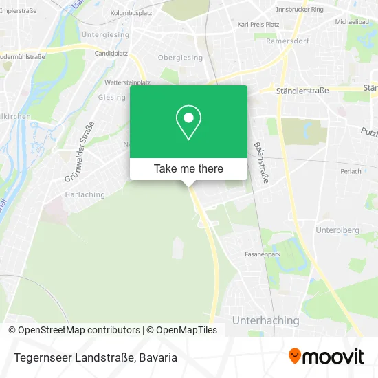 Карта Tegernseer Landstraße