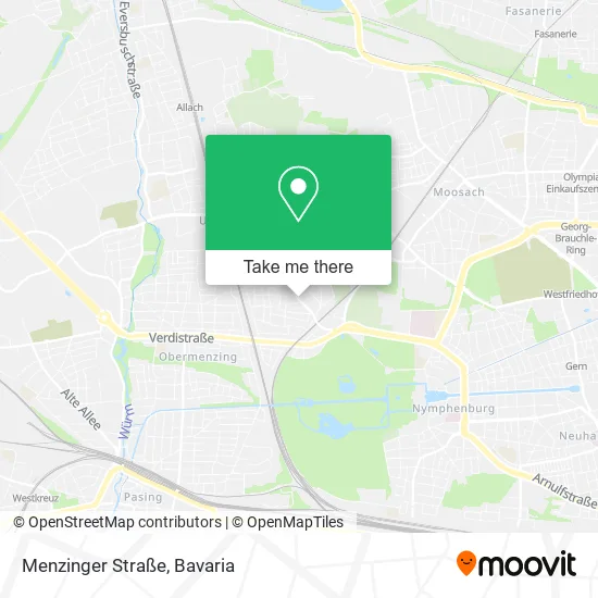 Карта Menzinger Straße