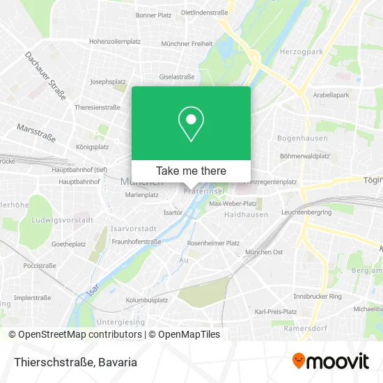 Thierschstraße map