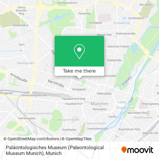 Paläontologisches Museum (Paleontological Museum Munich) map