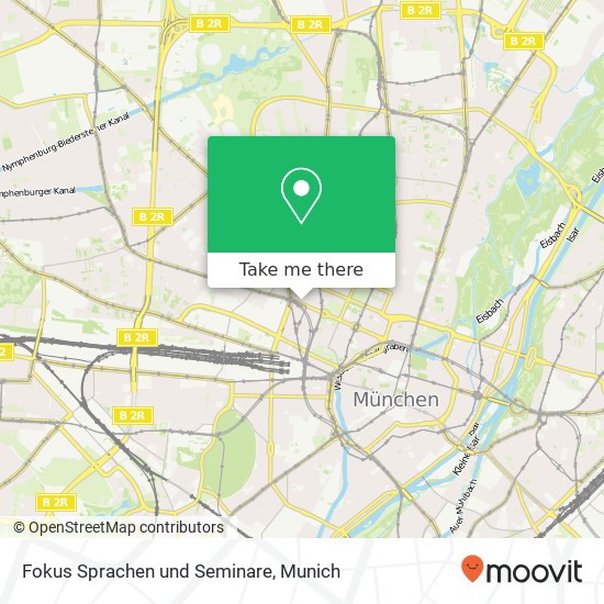 Fokus Sprachen und Seminare map