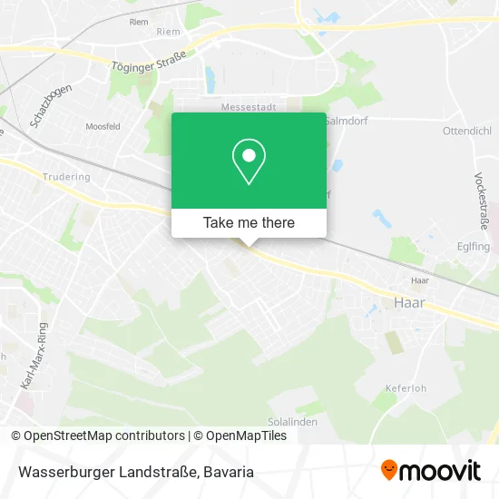 Карта Wasserburger Landstraße