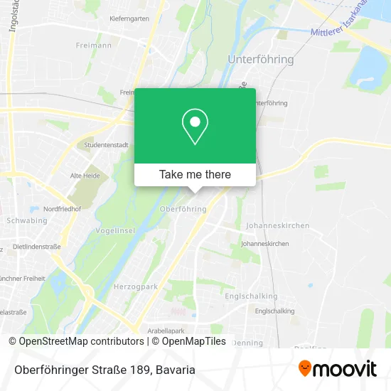 Карта Oberföhringer Straße 189