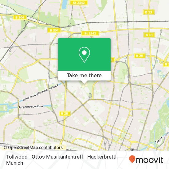 Tollwood - Ottos Musikantentreff - Hackerbrettl map
