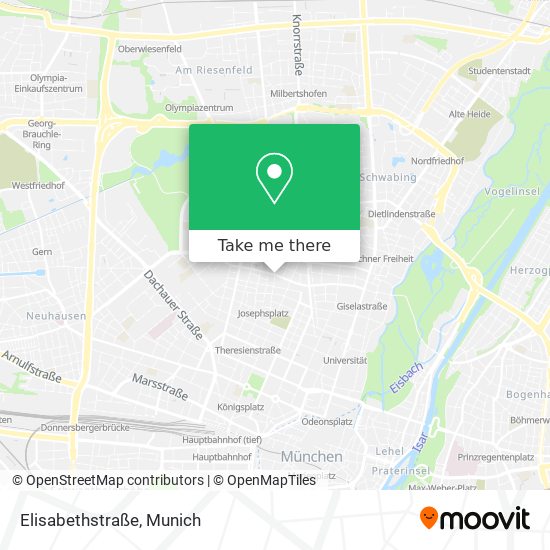 Карта Elisabethstraße