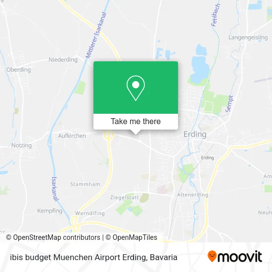 Карта ibis budget Muenchen Airport Erding