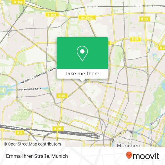Карта Emma-Ihrer-Straße