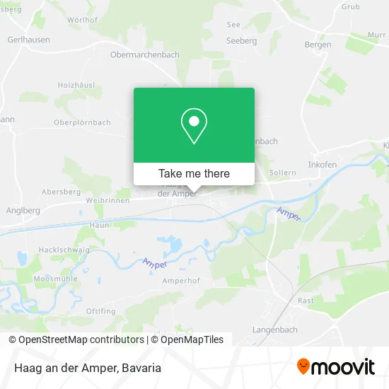 Карта Haag an der Amper