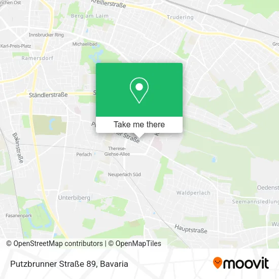 Карта Putzbrunner Straße 89
