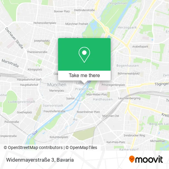 Карта Widenmayerstraße 3