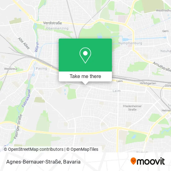 Карта Agnes-Bernauer-Straße