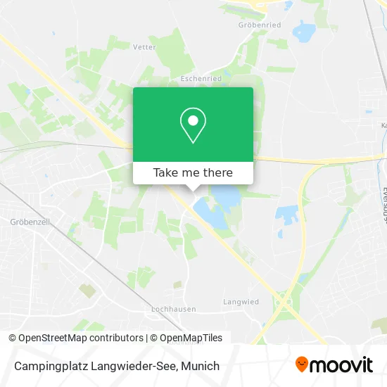 Карта Campingplatz Langwieder-See