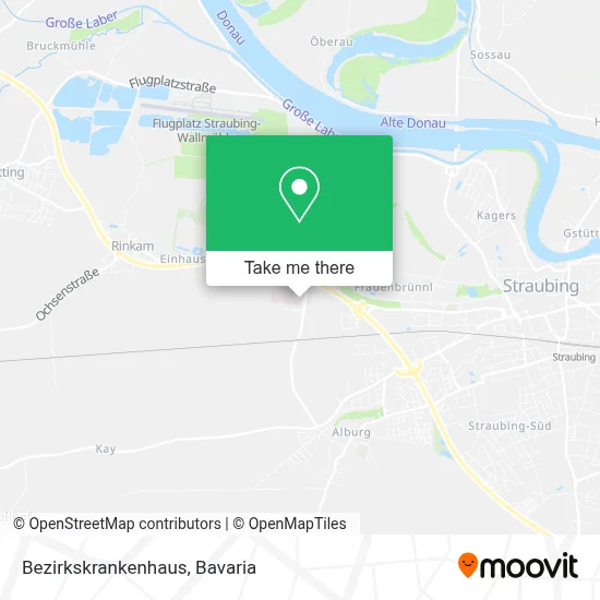 Bezirkskrankenhaus map