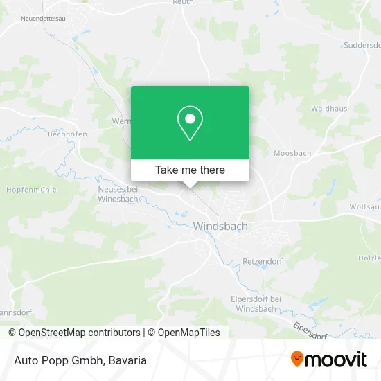 Auto Popp Gmbh map