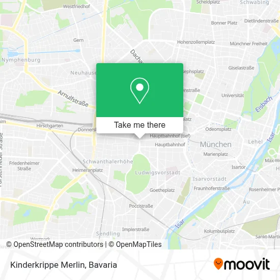 Kinderkrippe Merlin map