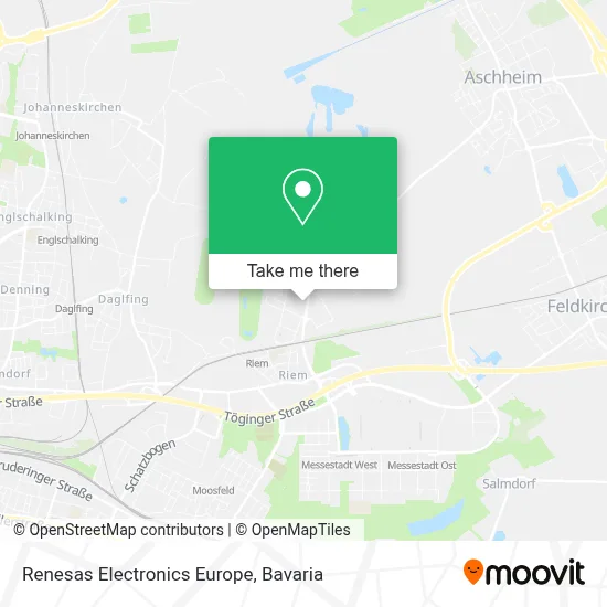 Renesas Electronics Europe map