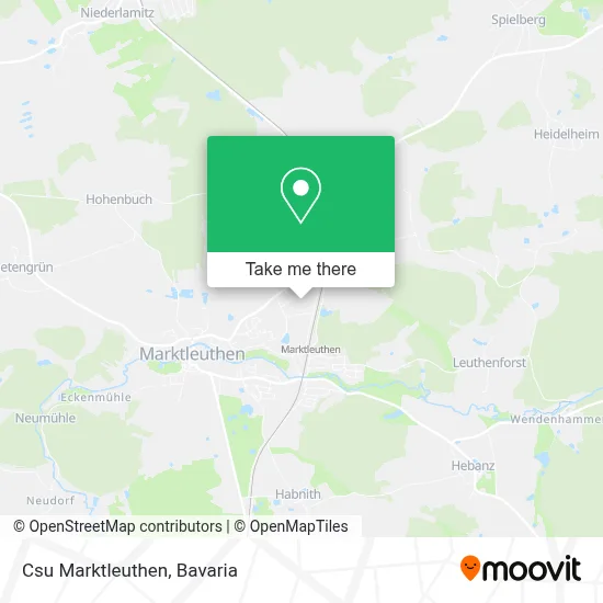 Csu Marktleuthen map