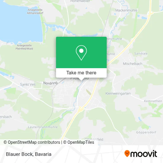 Blauer Bock map