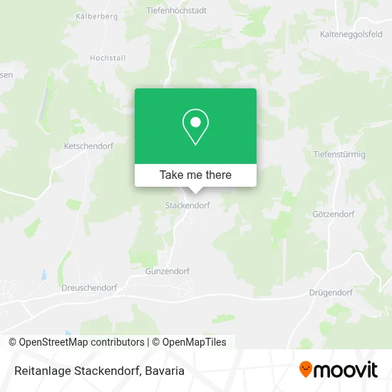 Reitanlage Stackendorf map