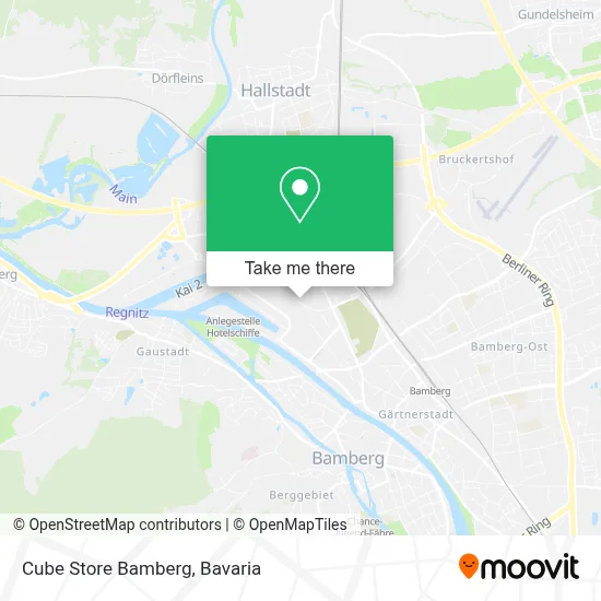 Cube Store Bamberg map