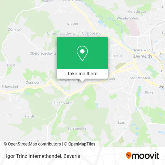 Igor Trinz Internethandel map