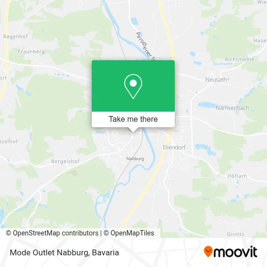 Mode Outlet Nabburg map