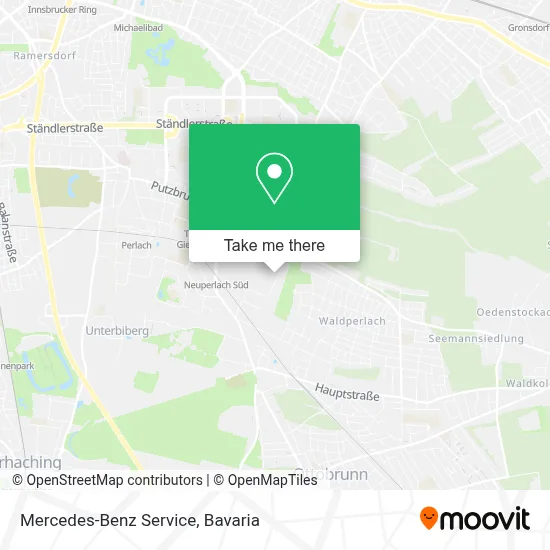 Mercedes-Benz Service map