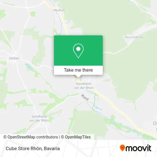 Cube Store Rhön map