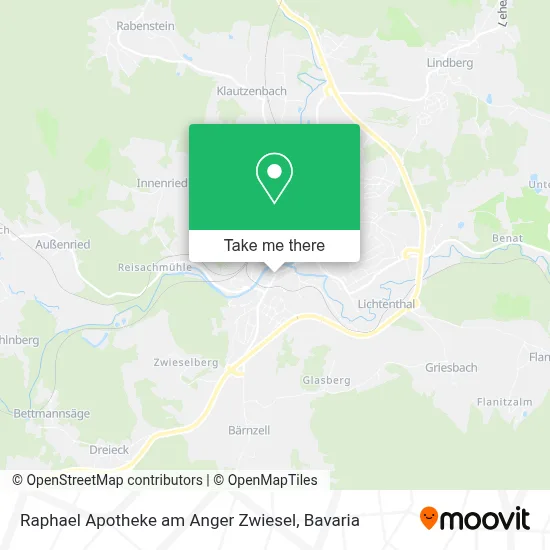 Raphael Apotheke am Anger Zwiesel map