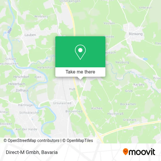 Direct-M Gmbh map