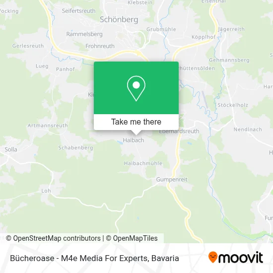 Bücheroase - M4e Media For Experts map