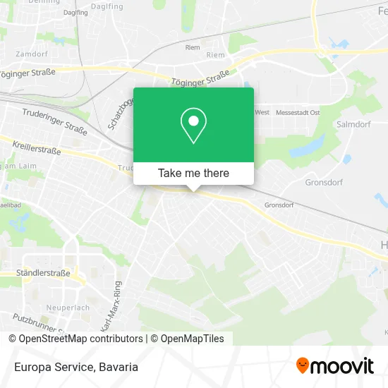 Europa Service map