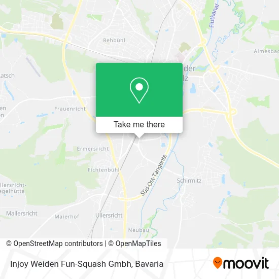 Injoy Weiden Fun-Squash Gmbh map