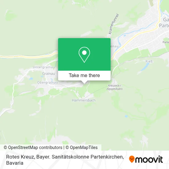 Rotes Kreuz, Bayer. Sanitätskolonne Partenkirchen map