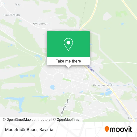 Modefrisör Buber map