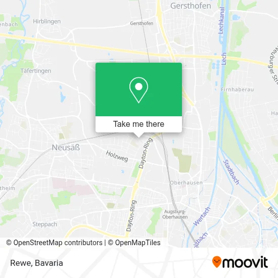 Rewe map