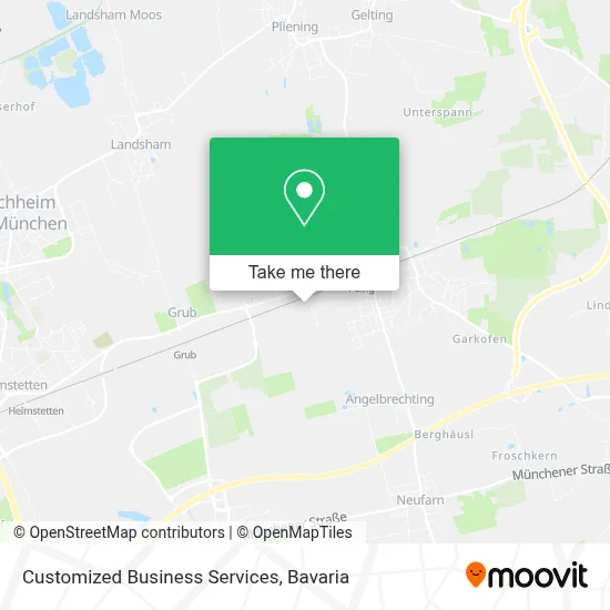 Customized Business Services map