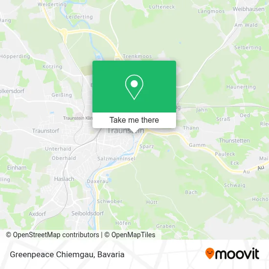 Greenpeace Chiemgau map