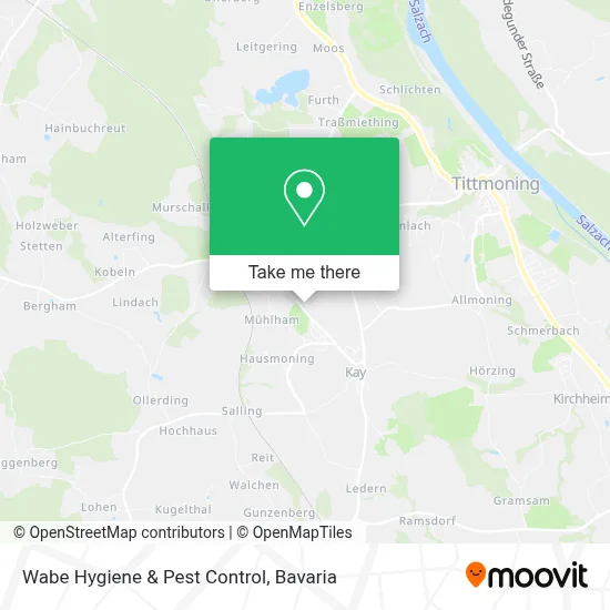Wabe Hygiene & Pest Control map