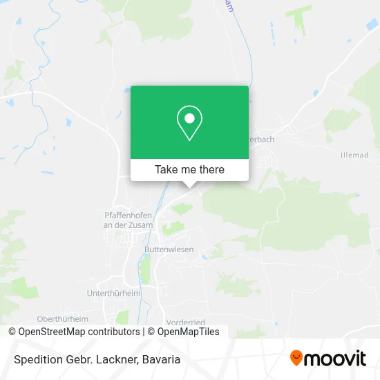 Spedition Gebr. Lackner map