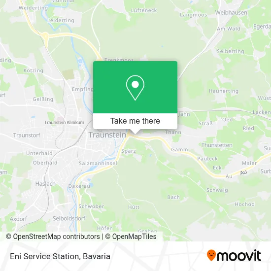 Eni Service Station map