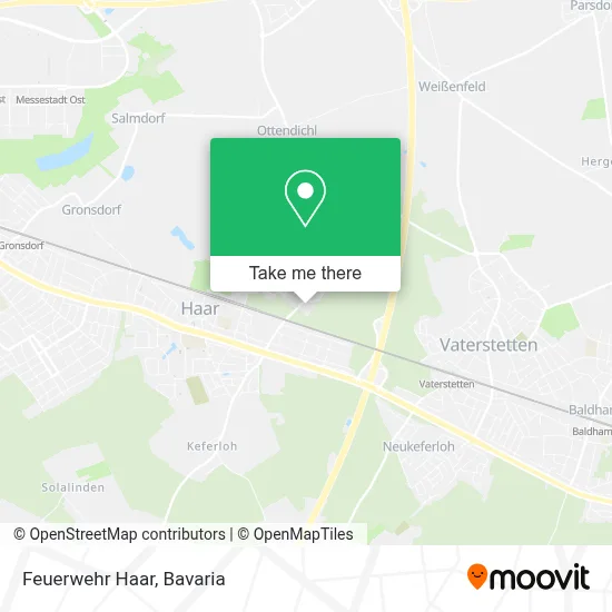 Feuerwehr Haar map