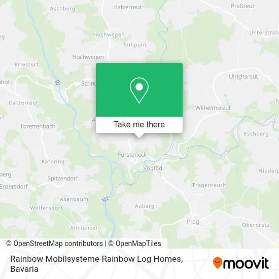 Rainbow Mobilsysteme-Rainbow Log Homes map
